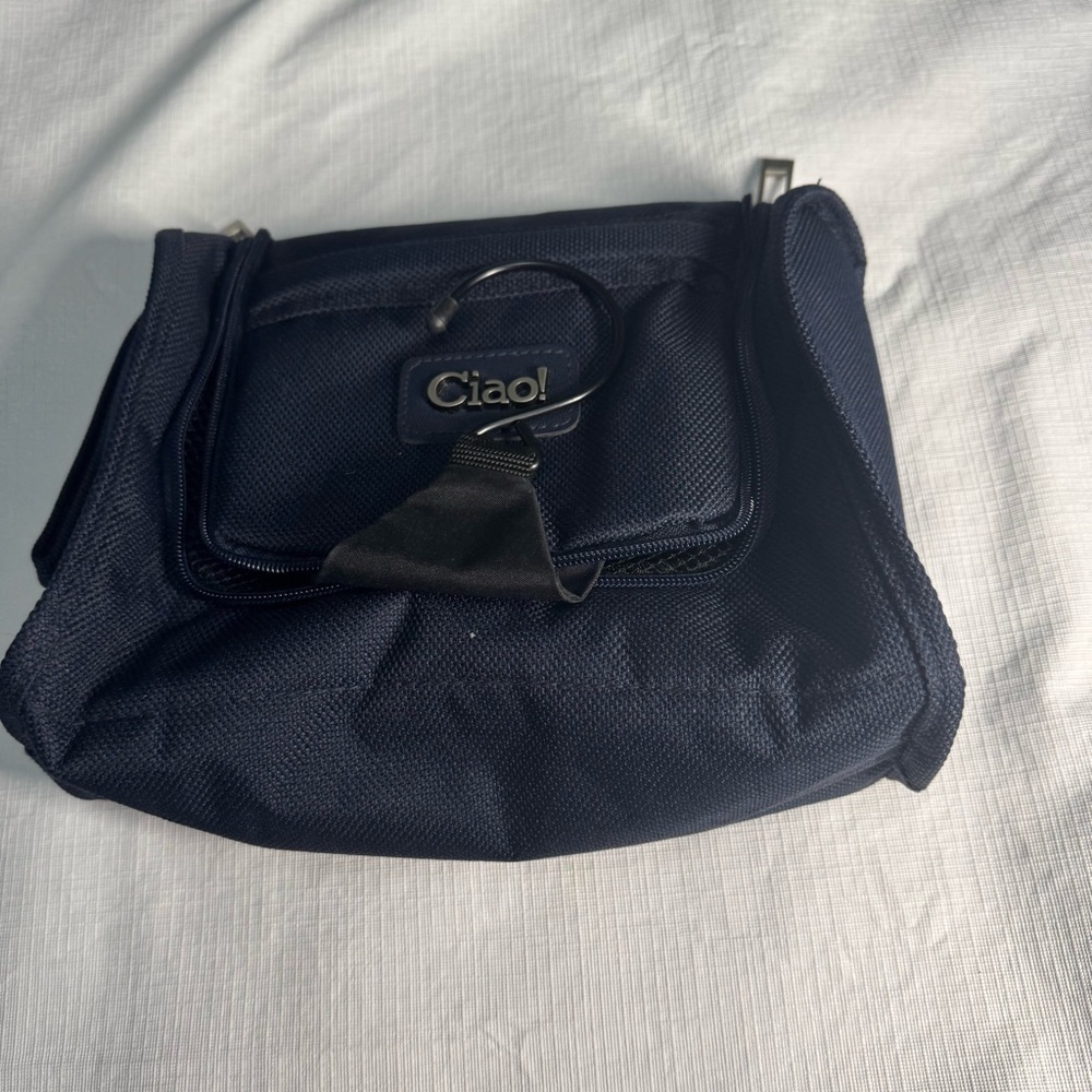 Toiletry Bag Navy Blue Women's Bag - Picture 1 of 9